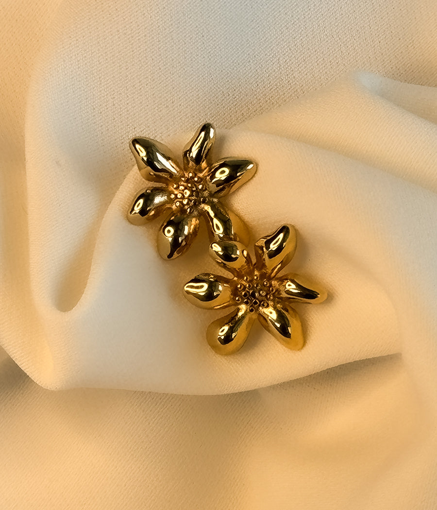 Golden Blossom studs