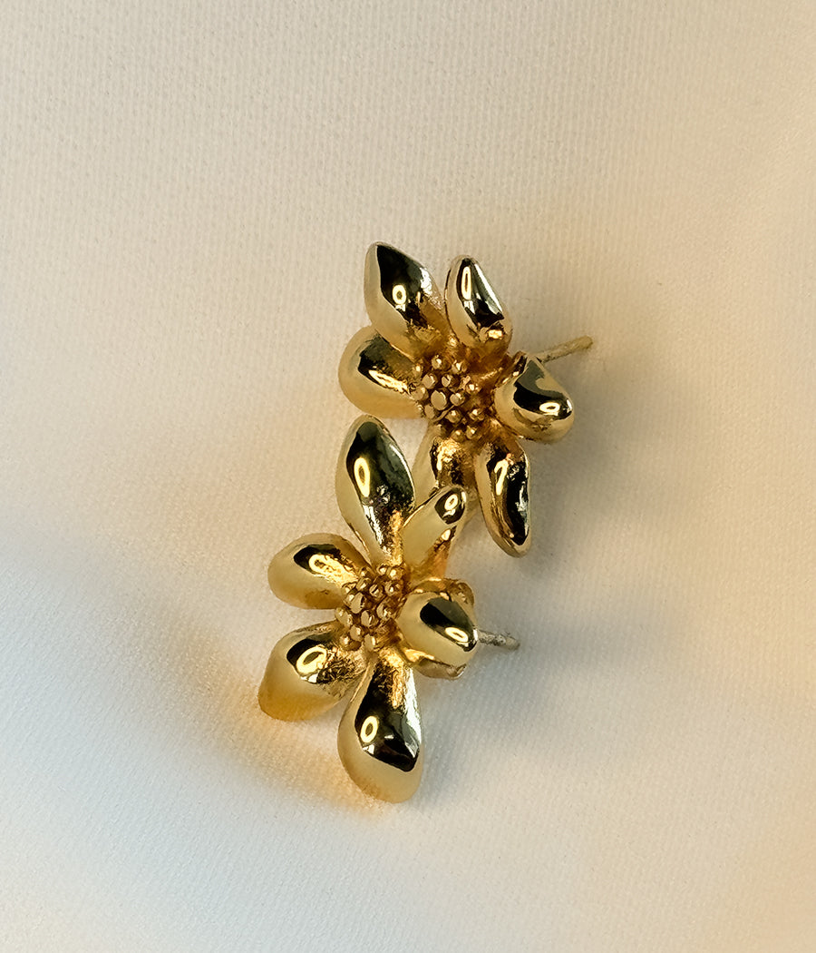 Golden Blossom studs