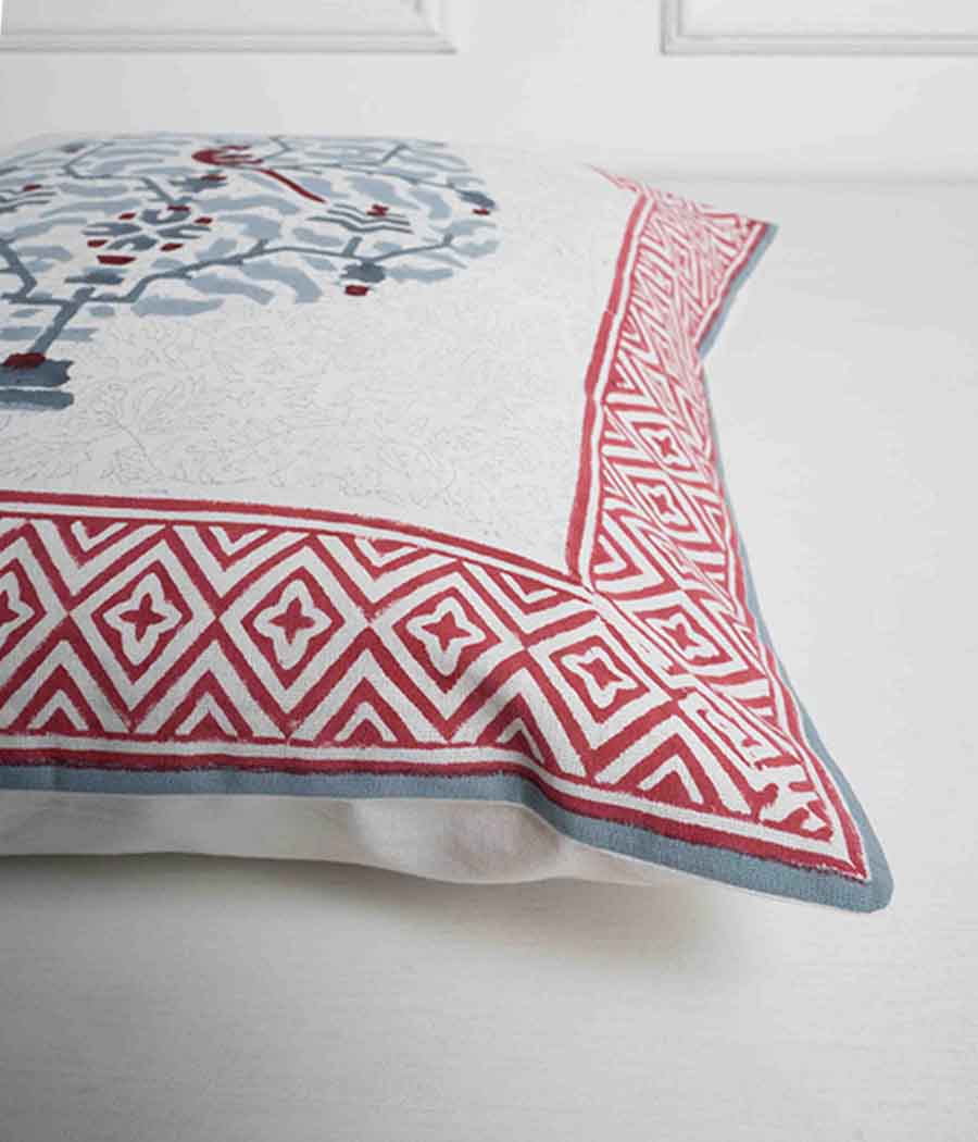 Bird in Bush Cushion Cover