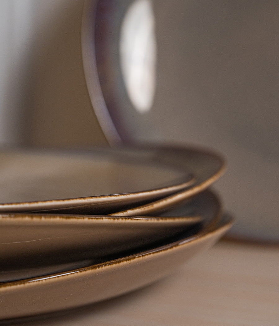 Beige Oblong Dinnerset