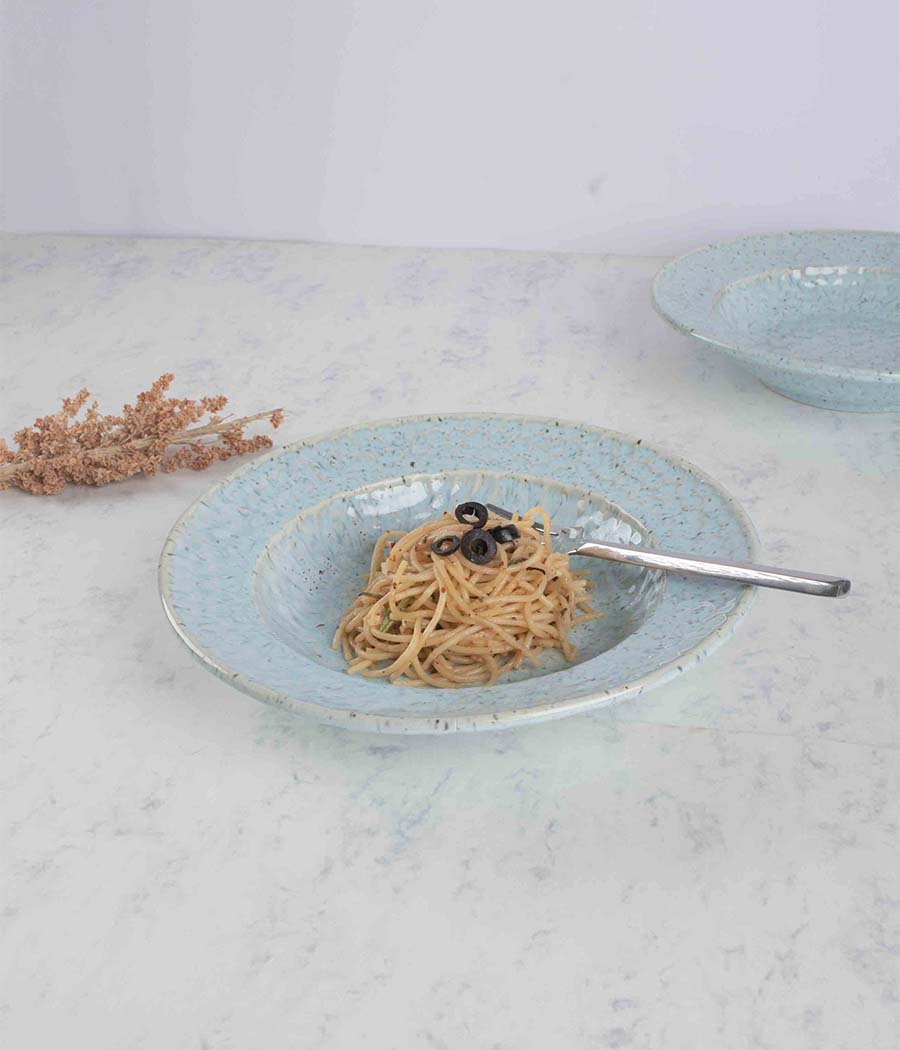 Periwinkle Pasta Plate