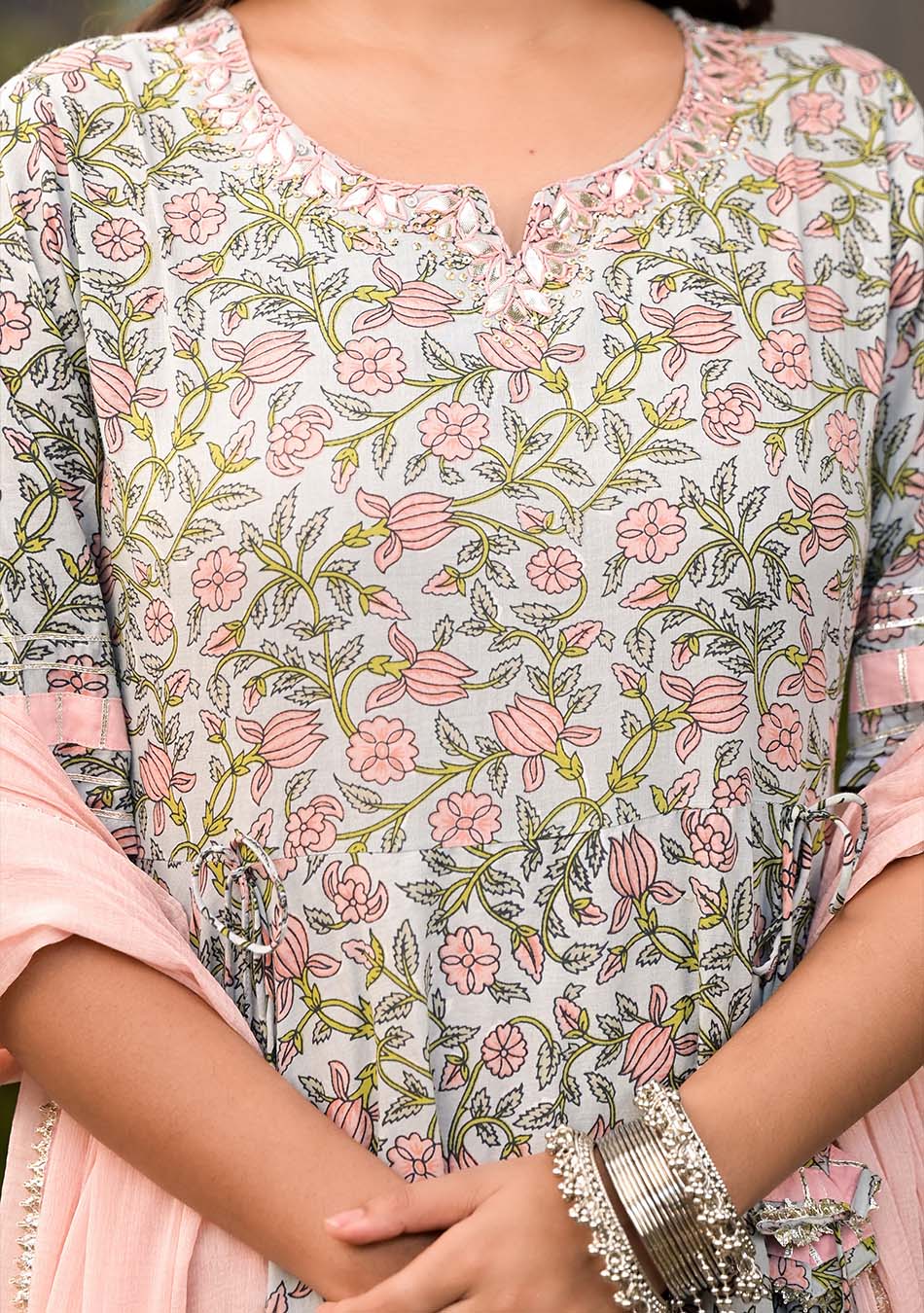 Blossom Blue Palazzo Set