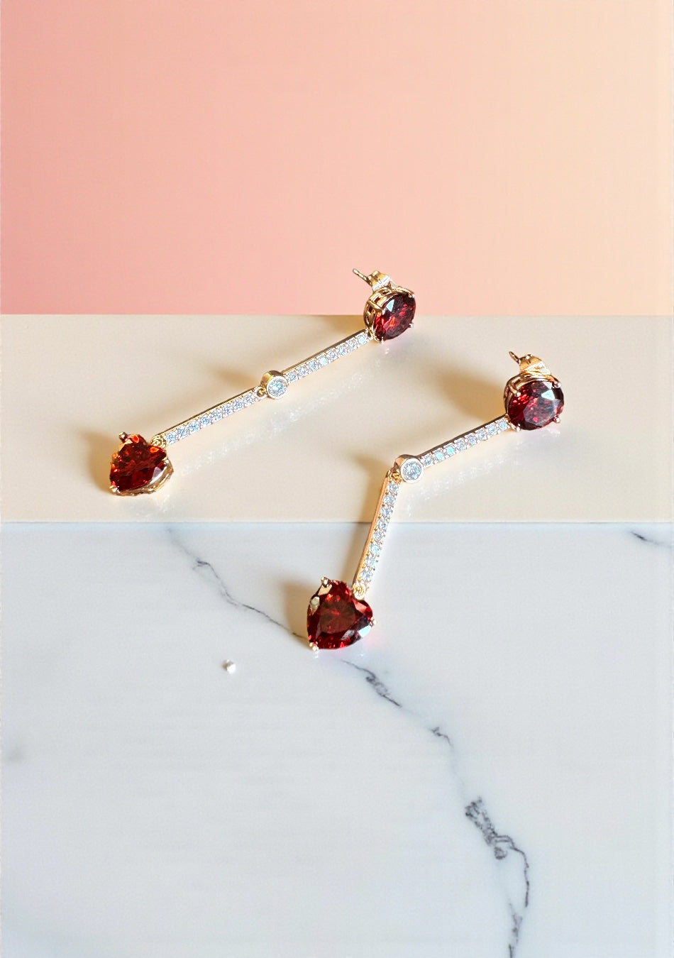 Scarlet Hearts Dazzle Drops