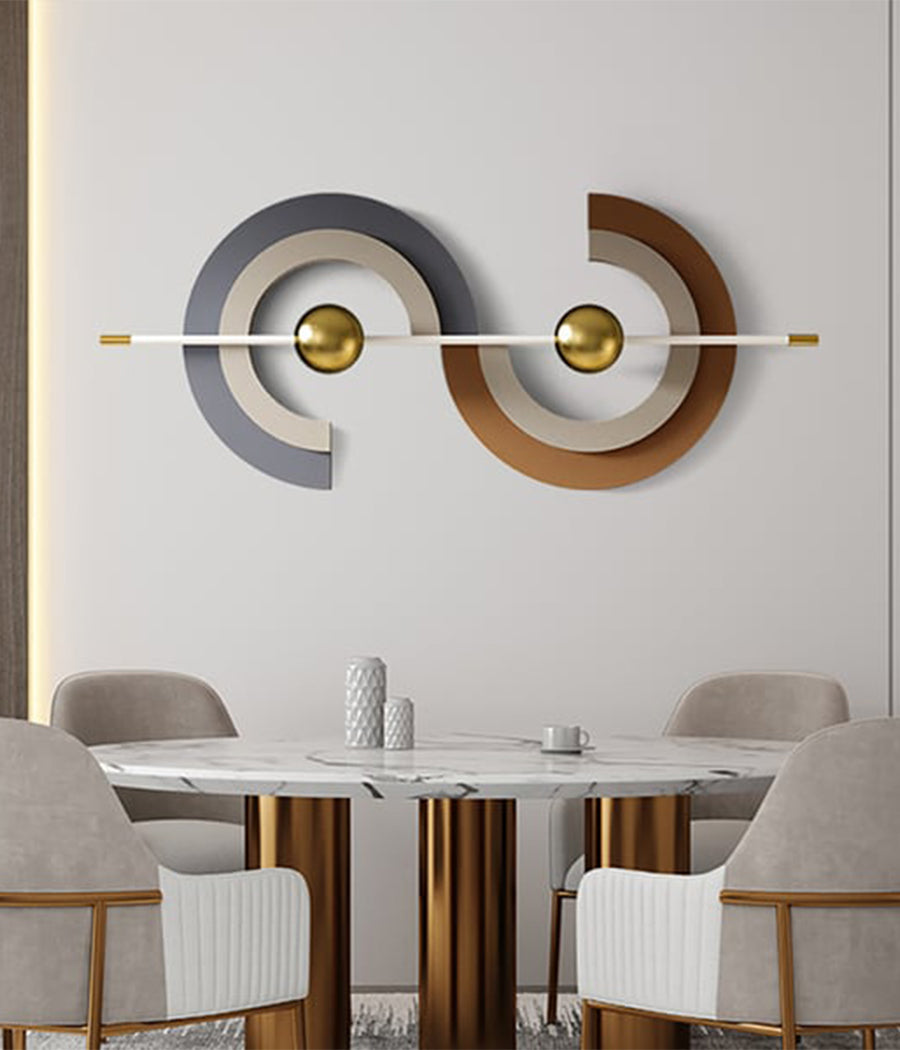 Circular Symmetry Fusion Wall Art