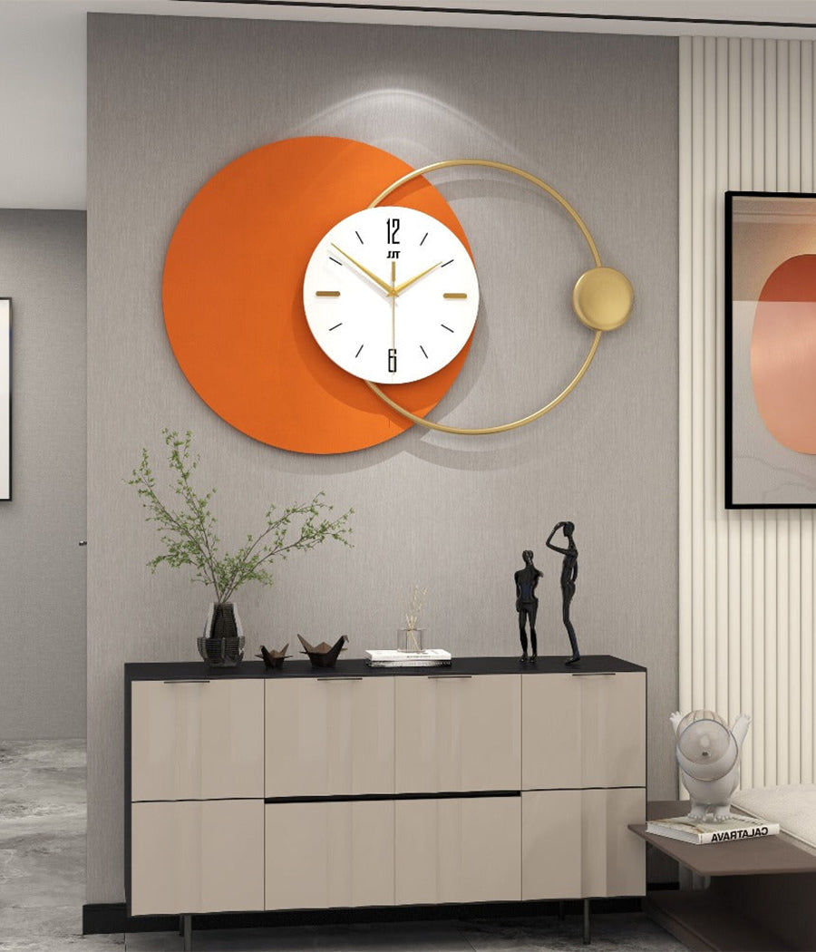 Circle in circle wall clock