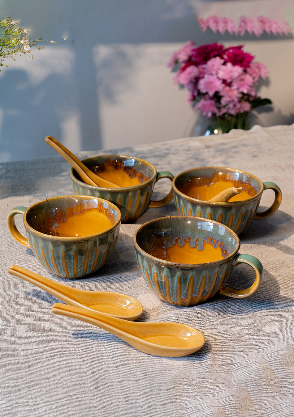 Quail Soup Bowl + Spoon