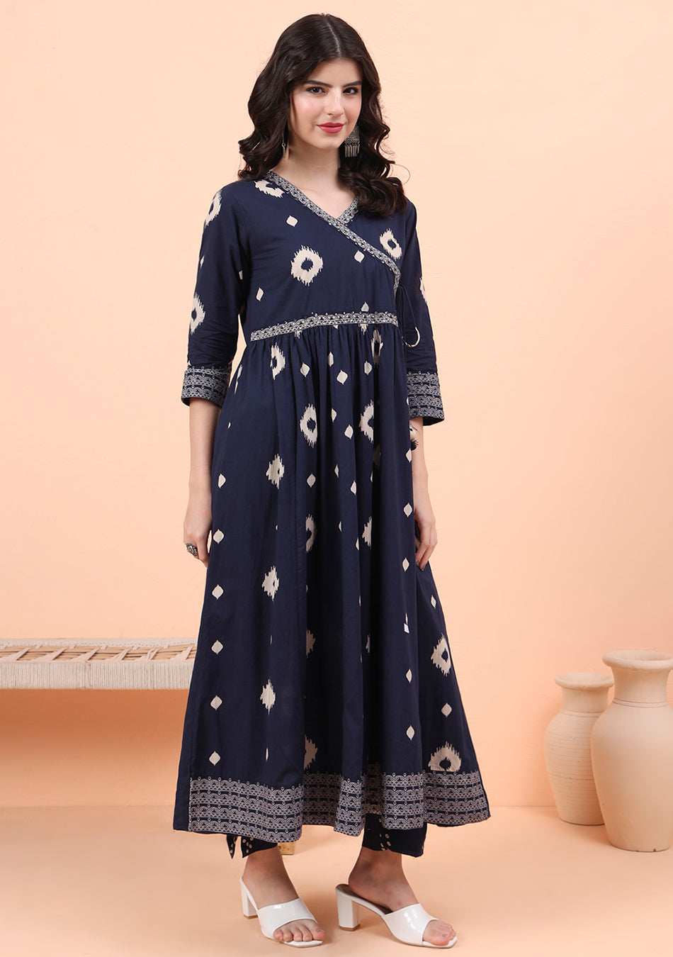 Midnight Veil Angrakha Set