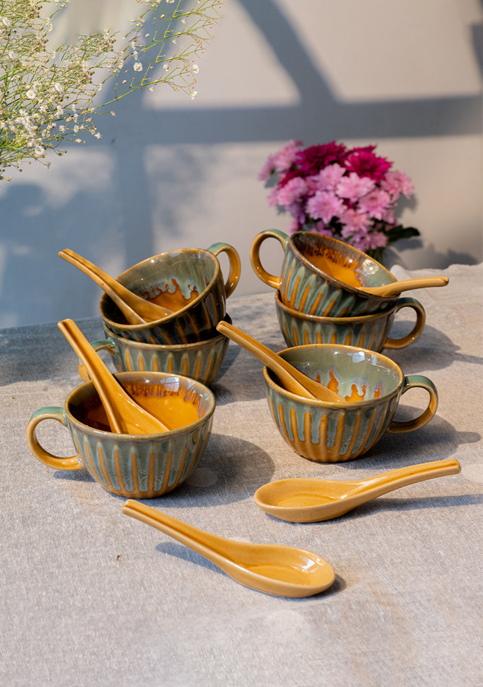 Quail Soup Bowl + Spoon