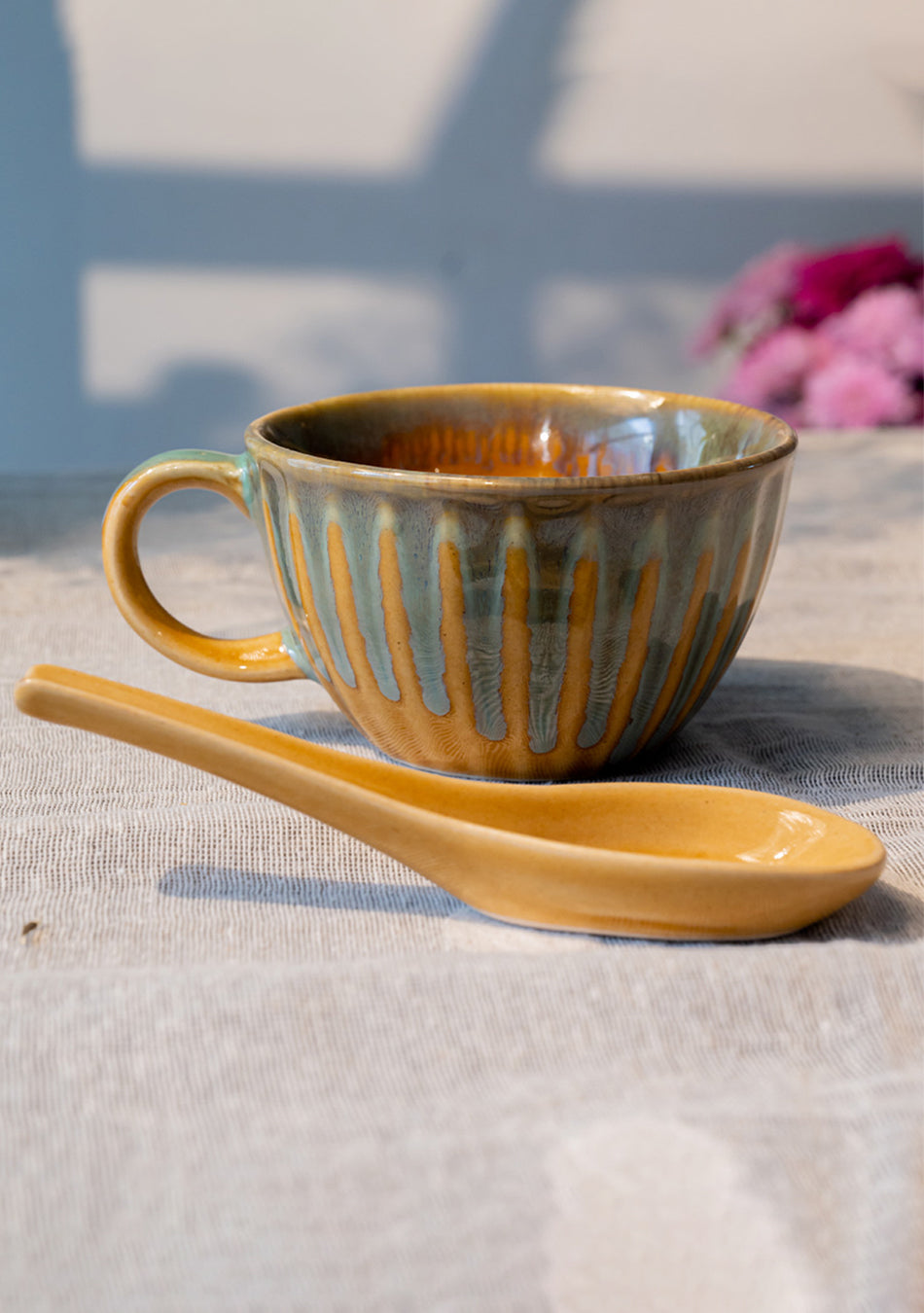 Quail Soup Bowl + Spoon