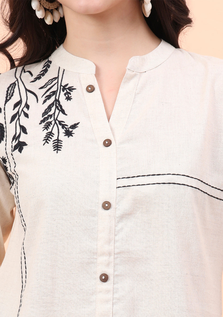 Frostvine Tunic Top