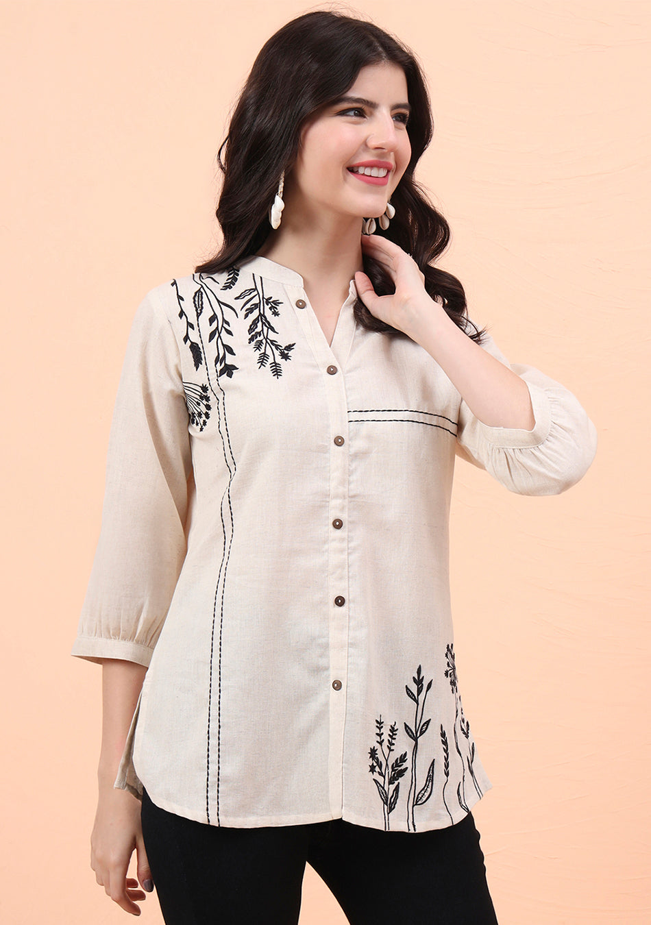 Frostvine Tunic Top