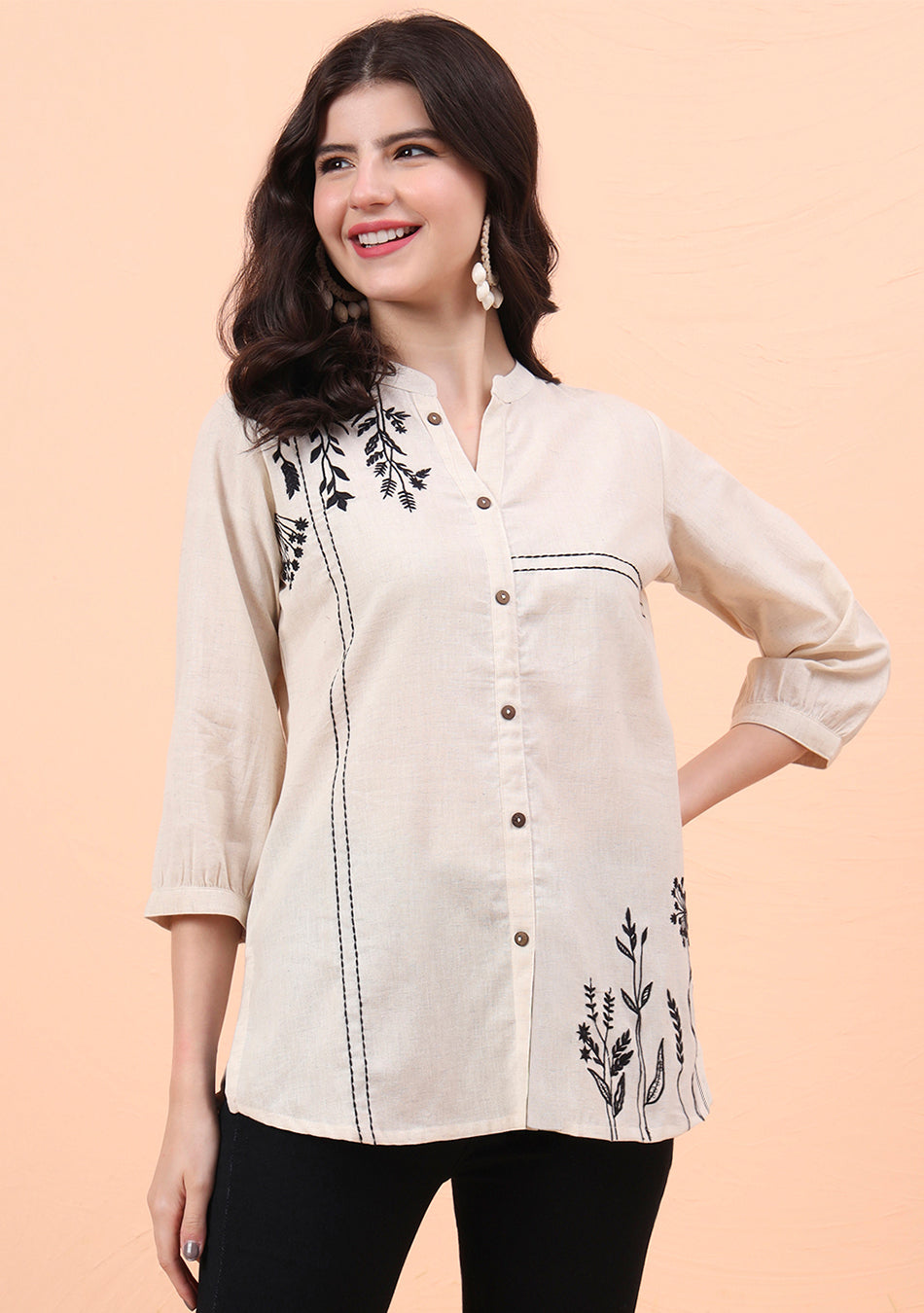Frostvine Tunic Top