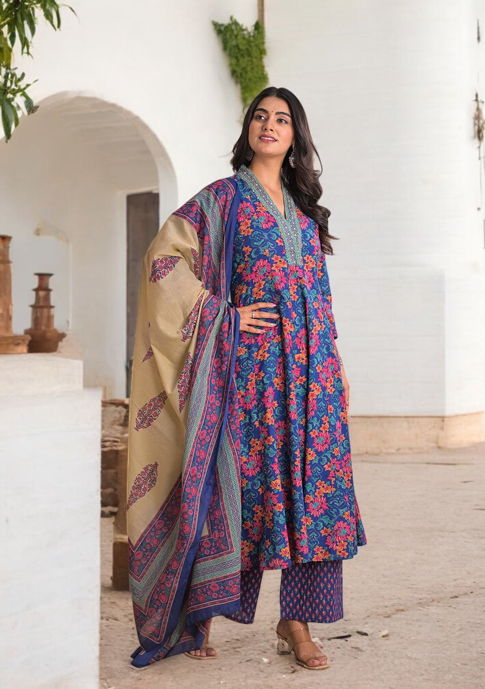 Royal Phool Baagh Anarkali Set