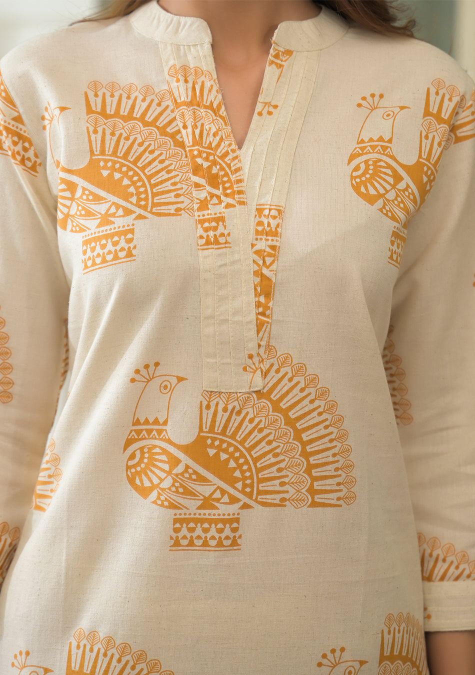 Ivory Mustard co-ord Set