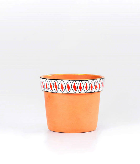 Red Diamond Terracotta Pot