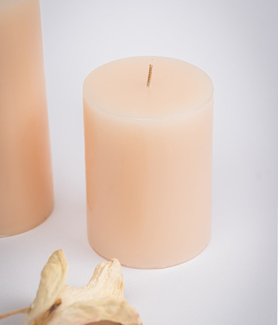 Buy Peach Small Candle Online