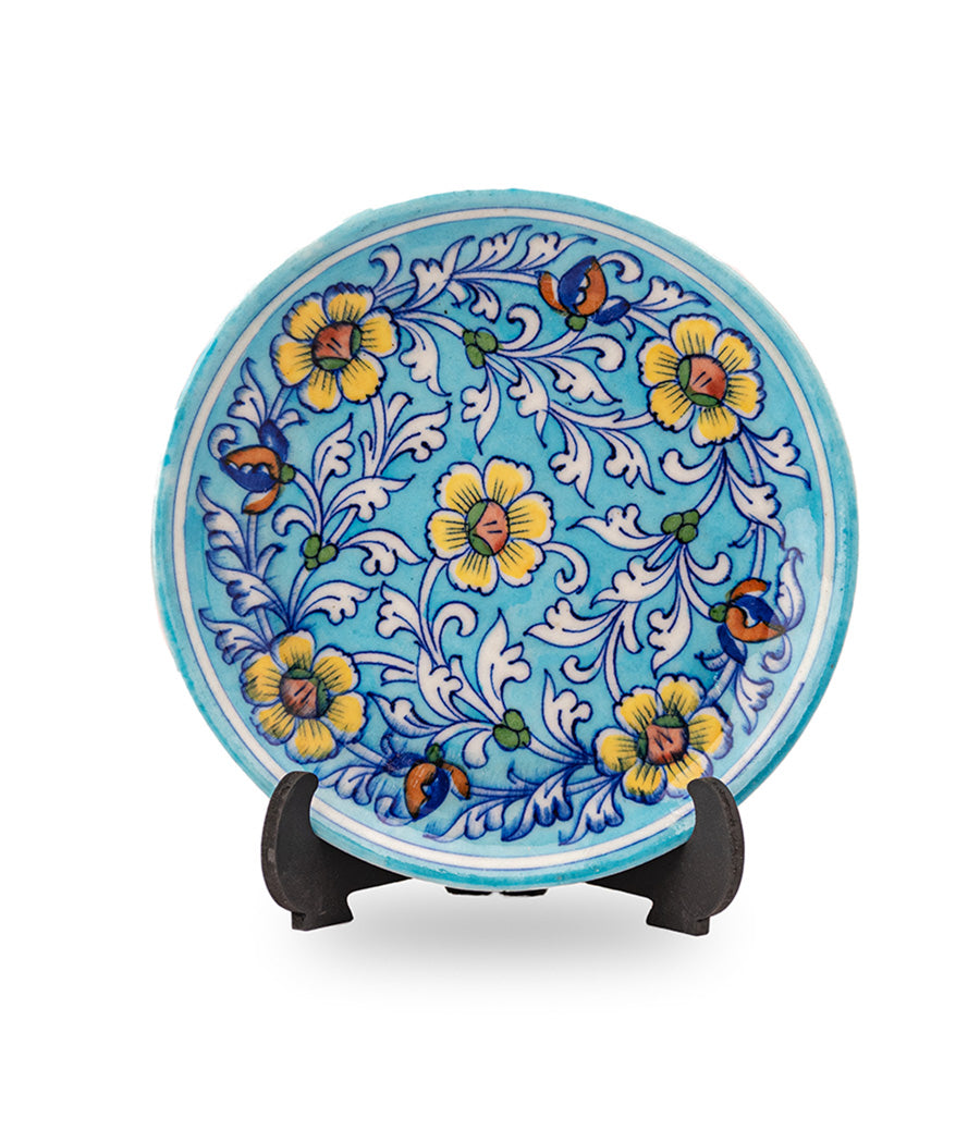 Decorative Jaipur Blue Pottery Plates Online