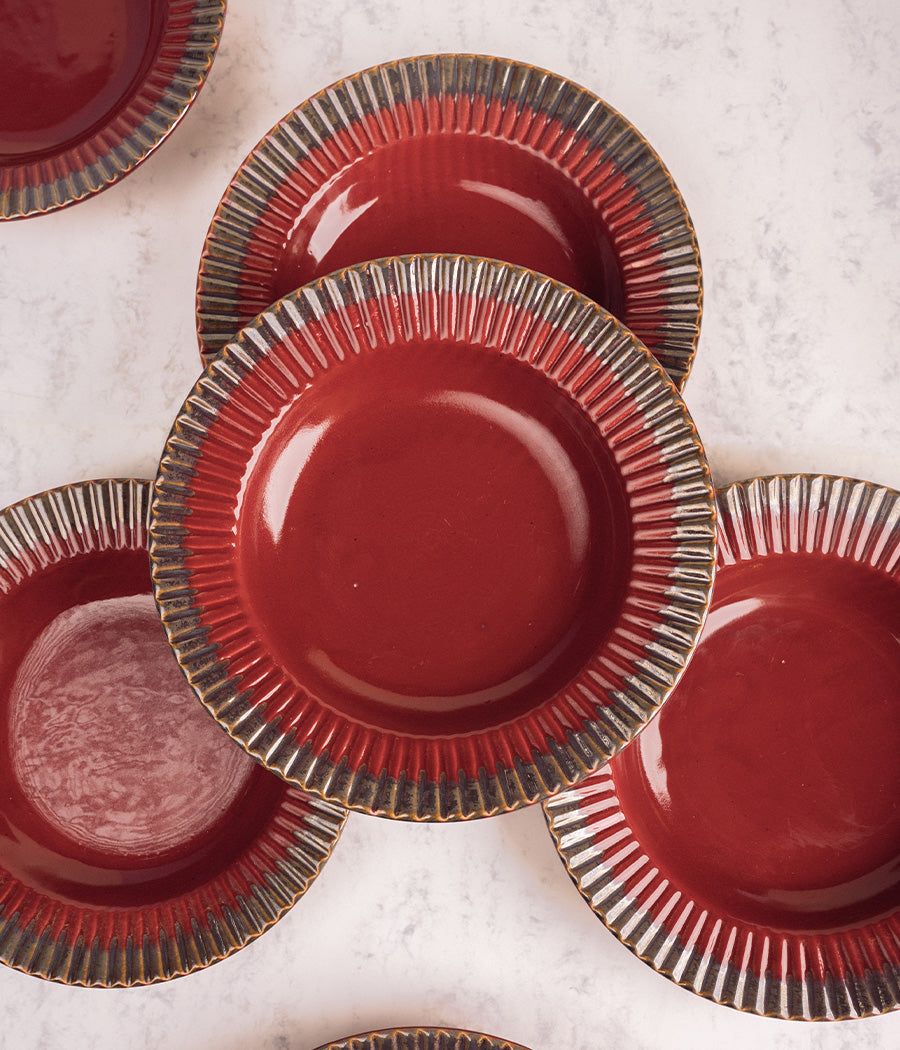 Rouge Pasta Plates