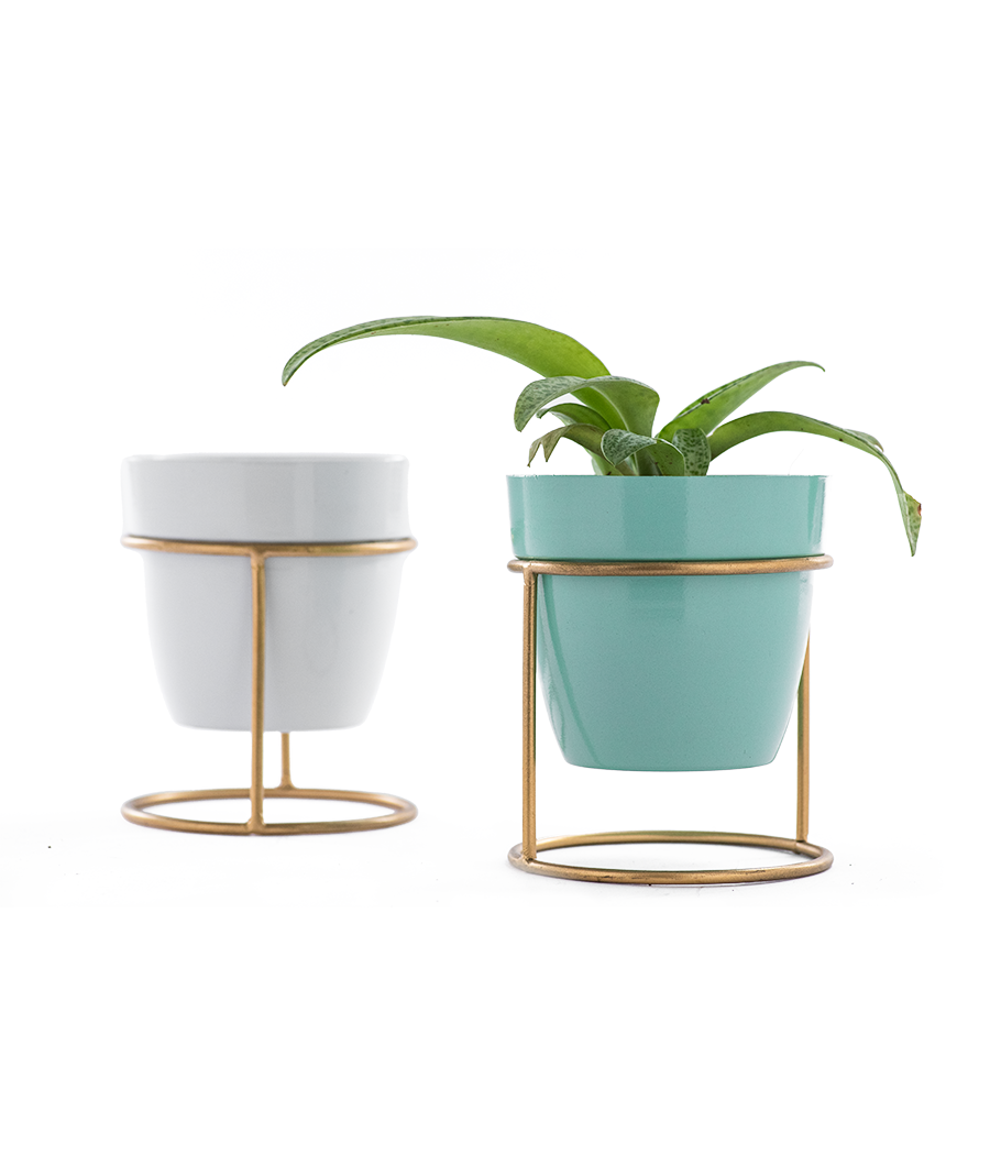 Pot Duo with Stand Set