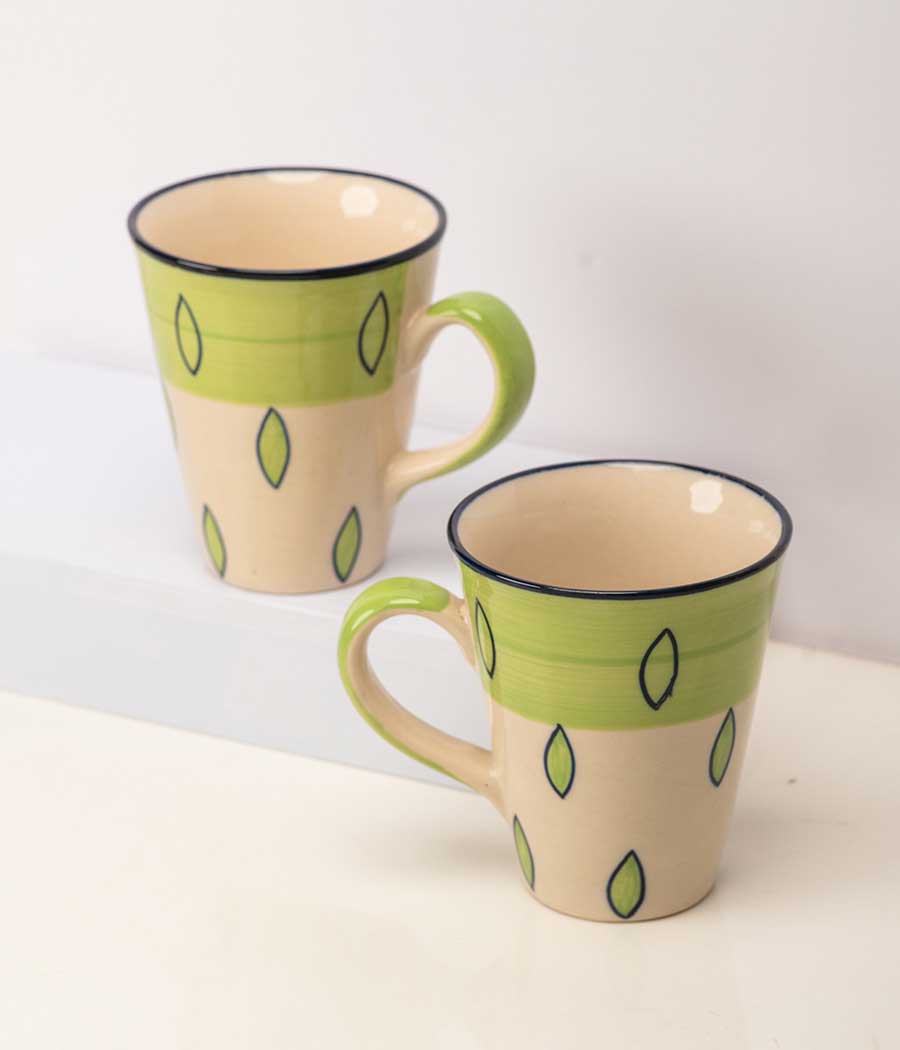 Fruit Dove Ceramic Mugs Set