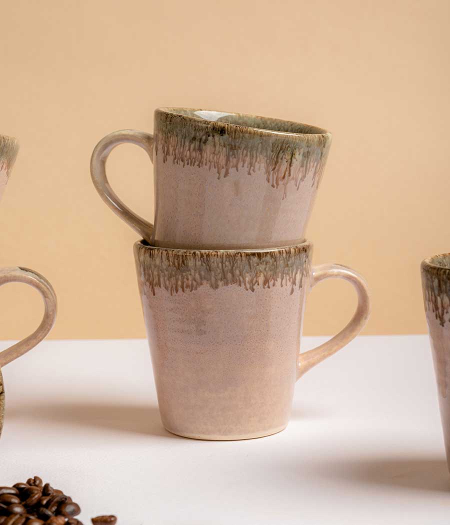 Tea for Two - Lovebird Ceramic Mugs Set
