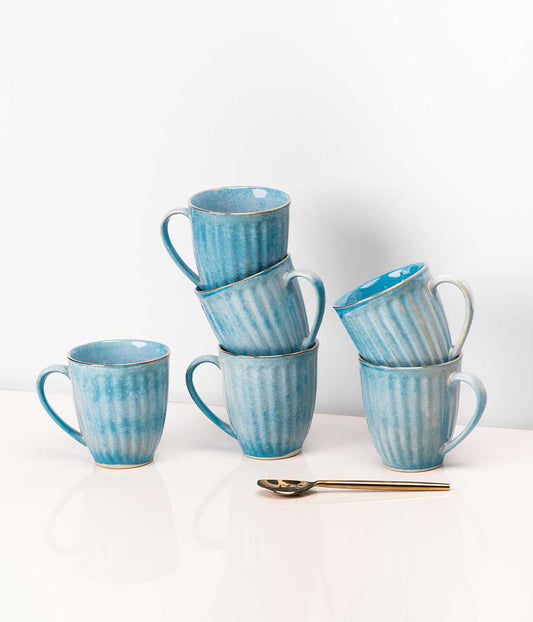 Cerulean Warbler Ceramic Coffee Mugs
