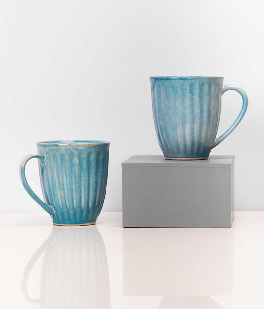 Cerulean Warbler Ceramic Coffee Mugs
