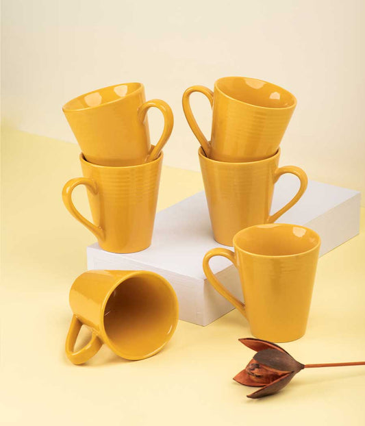 Goldfinch Ceramic Mugs Set