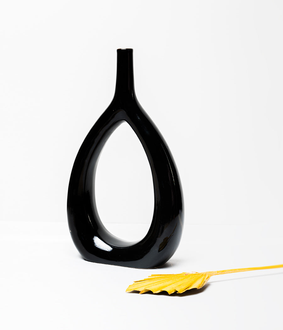 Loop Black Vase Online