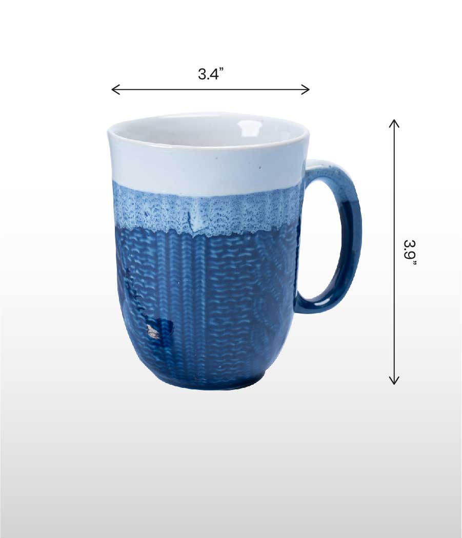 Bluebird II Ceramic Mugs Set