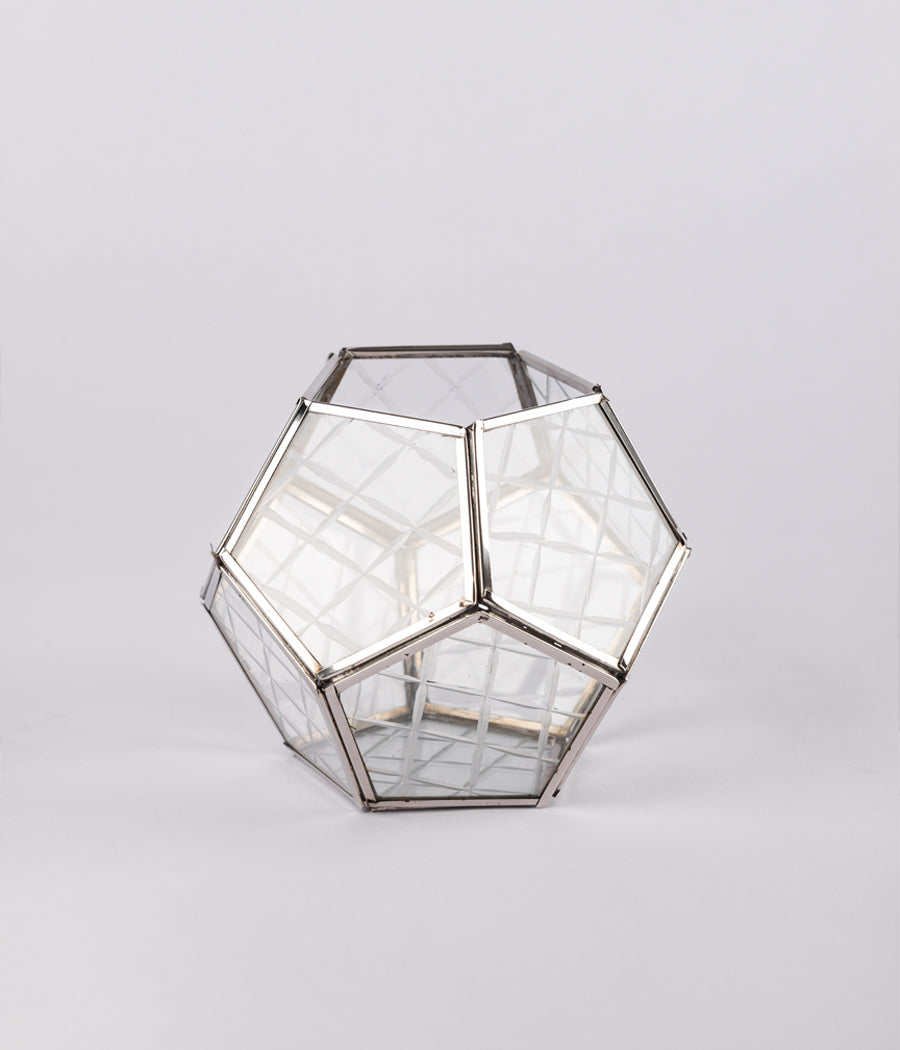 Honeycomb Glass Votive Holder