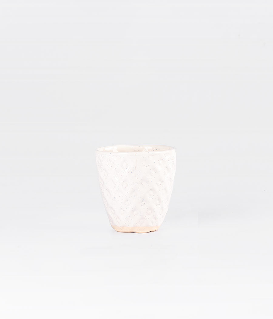 White Diamond Shaped Ceramic Planter Online