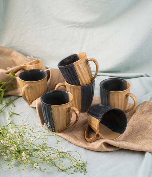 Sparrow Mugs - Set of 6