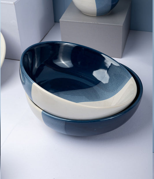 Bluebird Skies Serving Bowls (shallow)