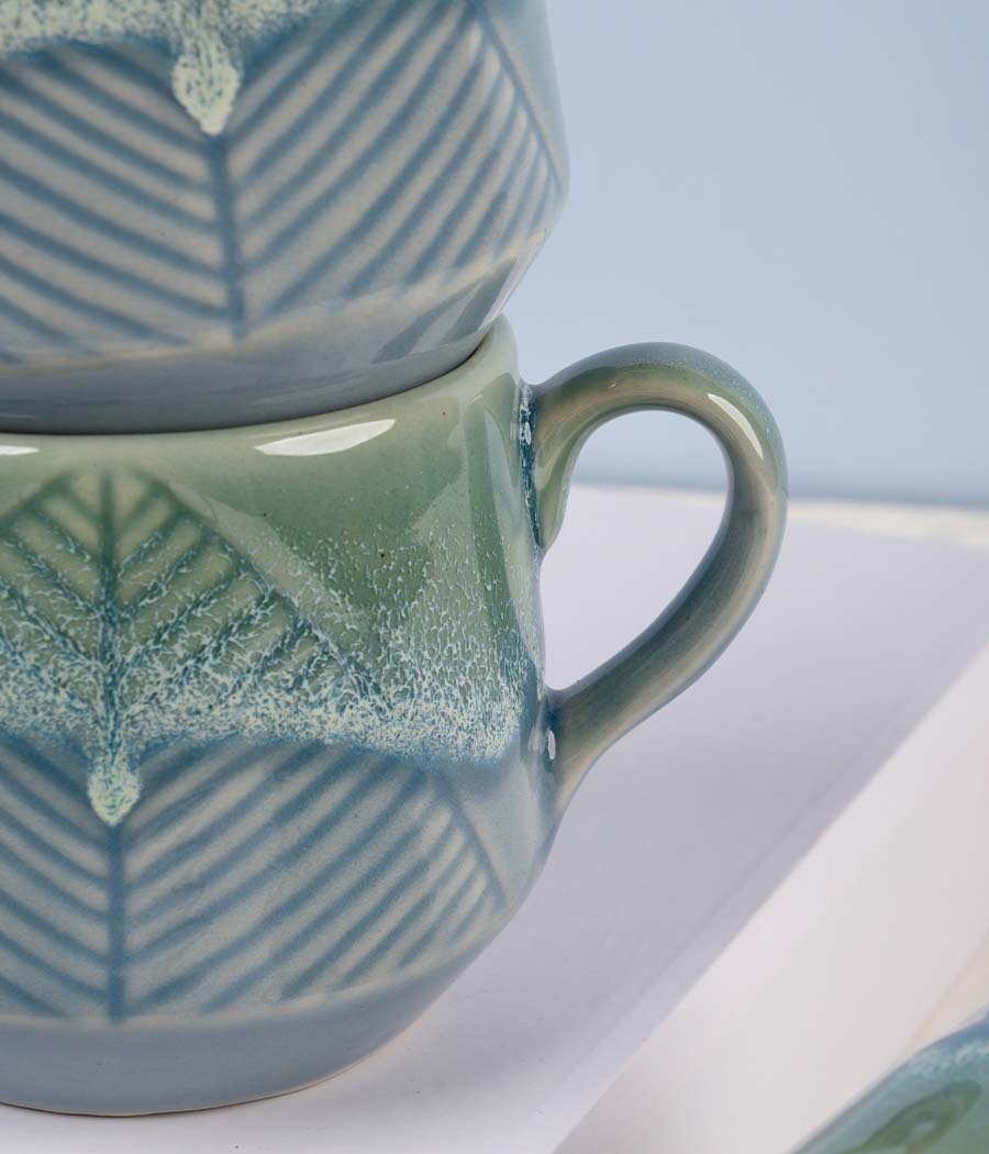 White-crowned Parrot Ceramic Coffee Mugs