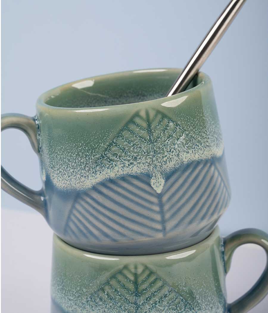 White-crowned Parrot Ceramic Coffee Mugs