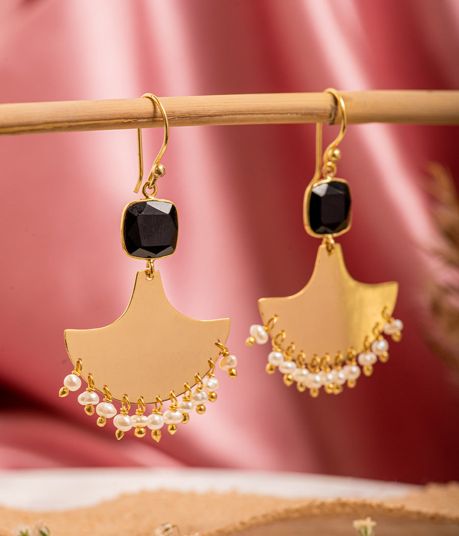 Gold Plated Chandbali Earrings