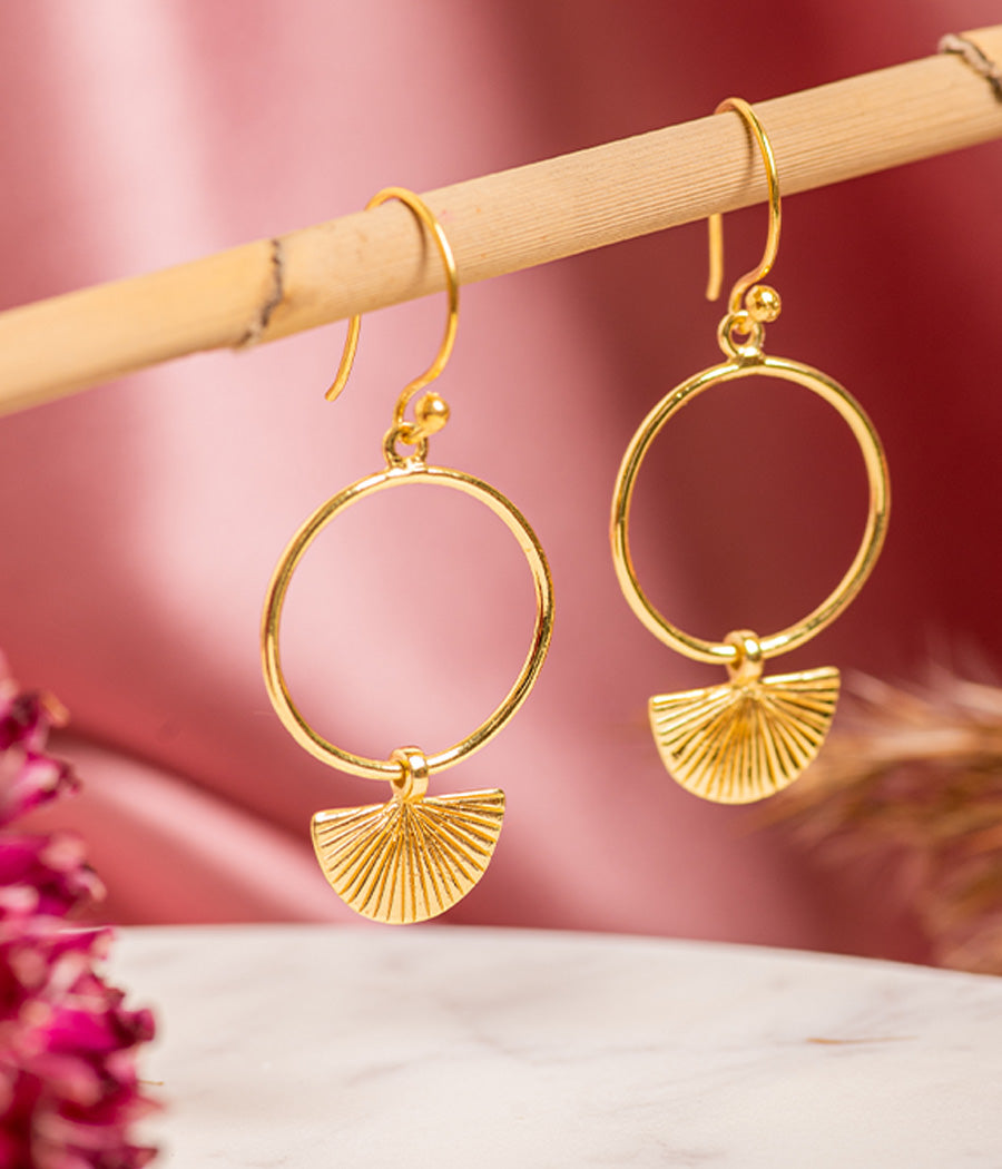 Buy Plain Jane Gold-Plated Earrings Online