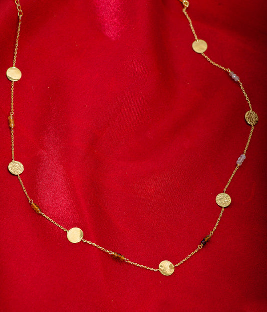 Citrine Gold-Plated Silver Necklace