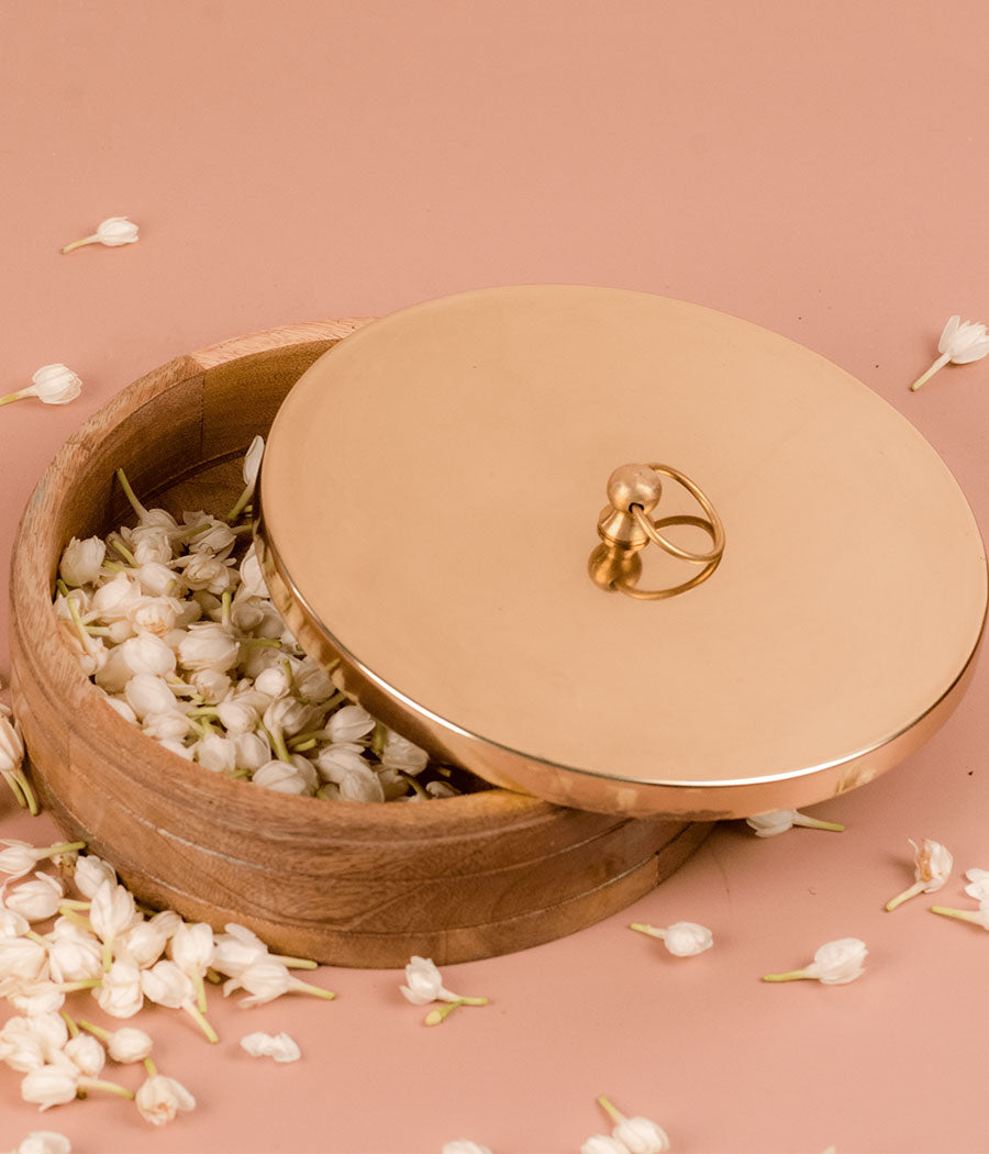 wooden chapati box