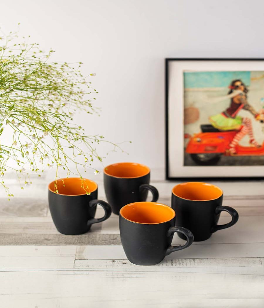 Oriole Coffee Mugs Set Of 4