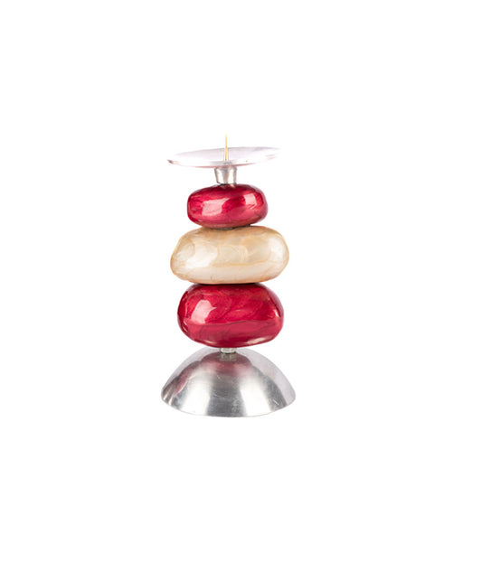 Aravalii Colourful Metal Candle Holder Small