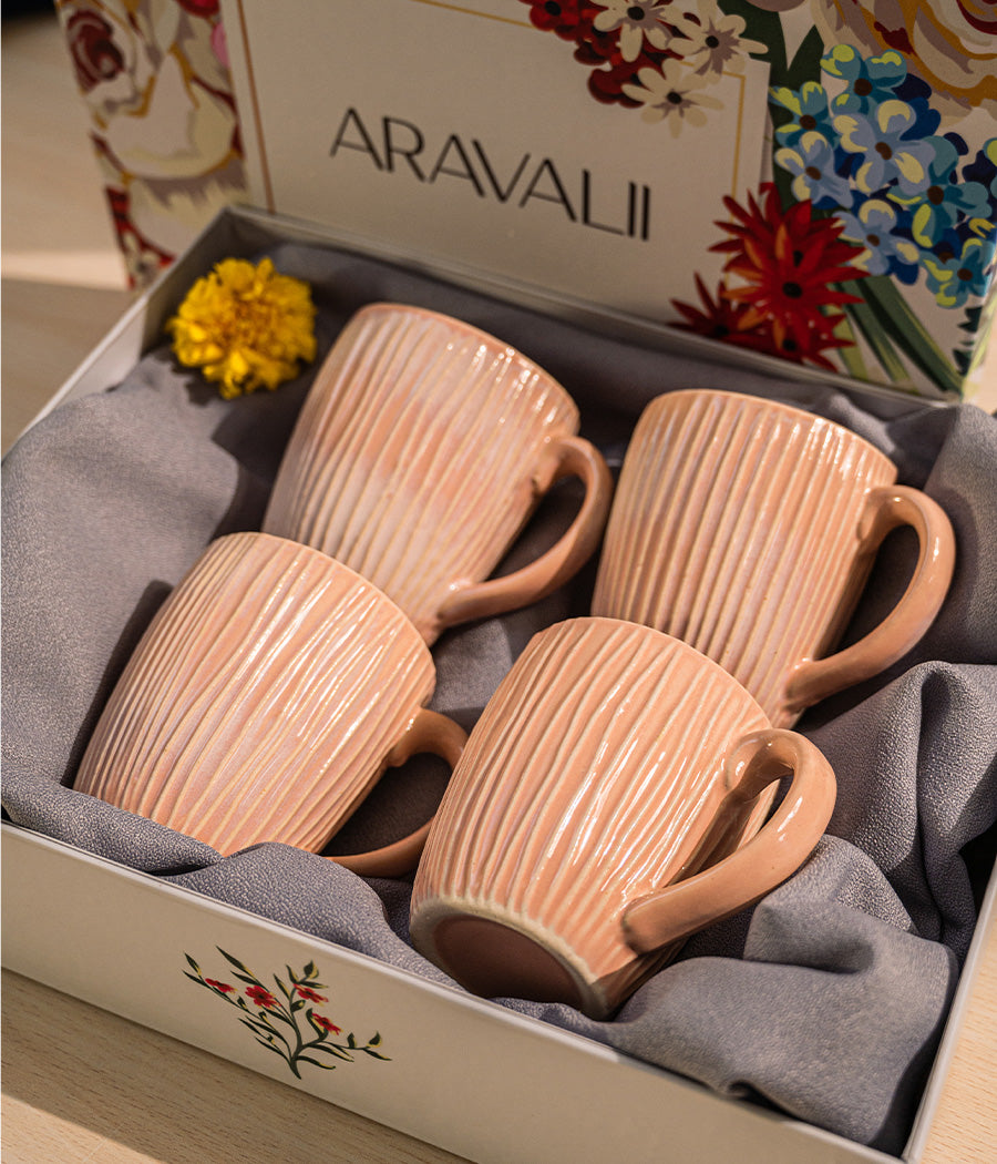 Galah Mugs Set of 4 Gift Box