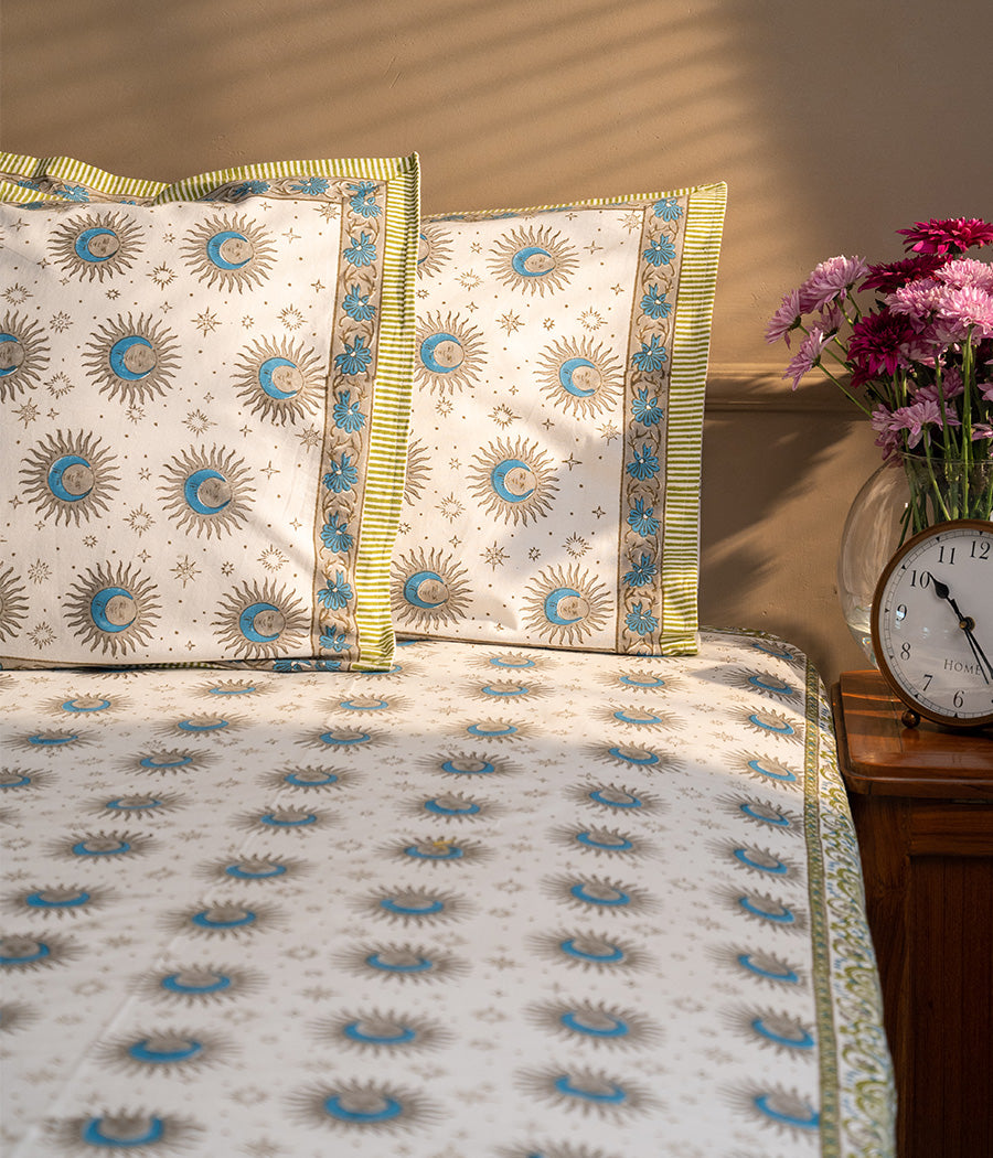 Blue Moon Bedsheet